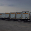 Trailer line-up in Oklahoma.